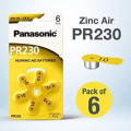 Cartela 6 Baterias Auditiva Panasonic PR230