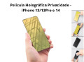Película Holográfica Privacidade - iPhone 13/13Pro/14 