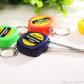 12 Mini Chaveiros Trena - Cores Sortidas