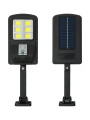 Luminária Solar Poste 6 Cob com sensor