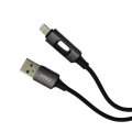 Cabo de dados Carregamento Rápido - Lightning  x USB