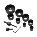 Kit Serra Copo Para Gesso E Madeira - Com 11 Peças