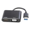 Adaptador Conversor USB para HDMI/VGA