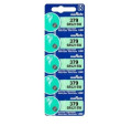 Cartela c/ 5 Baterias Murata - 379/SR521/SW