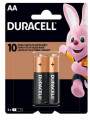 Pilha Alcalina Duracell - 2 unidades AA