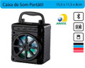 Caixa de Som Portátil Bluetooth AL302 - Cores Sortidas