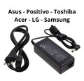 Fonte para Notebook Asus - Positivo - Toshiba - Acer - LG - Samsung 19V - 5.5x2.5mm