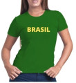 Camiseta Feminina do Brasil (P) - Modelos Sortidos