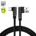 Cabo de Dados Micro USB (V8) 90º 2.4A - Cores Sortidas