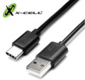 Cabo de Dados USB Tipo-C 1,8 Metros - X-Cell - Sem Embalagem