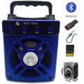 Caixa de Som Portátil com Bluetooth KTS-1103A - Cores Sortidas