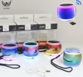 Mini Caixa de Som Bluetooth com LED - Cores Sortidas