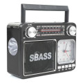 Caixa de Som - Rádio AM/FM - Relógio