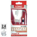 Carregador de Parede 2xUSB para iPhone 2.4A - LE-519P