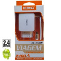Carregador para Celular Micro USB (V8) 2.4A - LE-230V