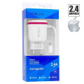 Carregador de Parede 2xUSB para iPhone 2.4A - LE-234P