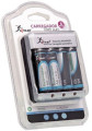 Carregador de Pilhas com 4 Pilhas Recarregáveis AA - KP-511AA