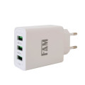 Carregador 3 USB 3.1A - FAM