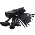 Estojo com 24 Pincéis de Maquiagem - Preto