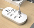 Extensão Elétrica 6T+3P com 3 Usb - Bivolt
