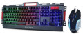 Kit Teclado e Mouse Gamer Semi-Mecânico Acabamento em Metal - BK-G3000