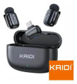 Lapela Tipo C KAIDI - 2 Microfones