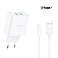 Carregador 2x USB iPhone - KDPAN