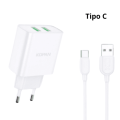 Carregador 2x USB Tipo C - KDPAN