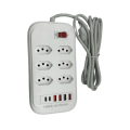 Filtro de Linha 6T+ 4 USB + 2 USB-C - 2M