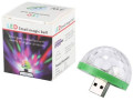 Micro Lâmpada LED Colorida USB Small Magic Ball