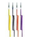 Cabo P2 para P2 Espiral - Cores Sortidas