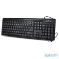 Teclado Multimídia USB Exbom BK-140M