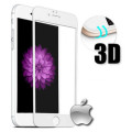 Película de Vidro 3D para iPhone 6G Plus - Cor Branca