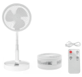 Ventilador de Mesa Portátil Recarregável 
