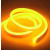 Fita LED Neon Amarela Flexível 