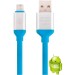 Cabo Celular Micro-USB (V8) - Emborrachado - Cor Sortida