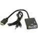 Conversor HDMI para VGA com Áudio
