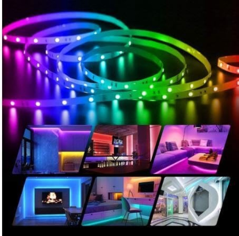 Fita LED 3M + Controle de Voz - Colorida - Fornecedor para Lojistas ...