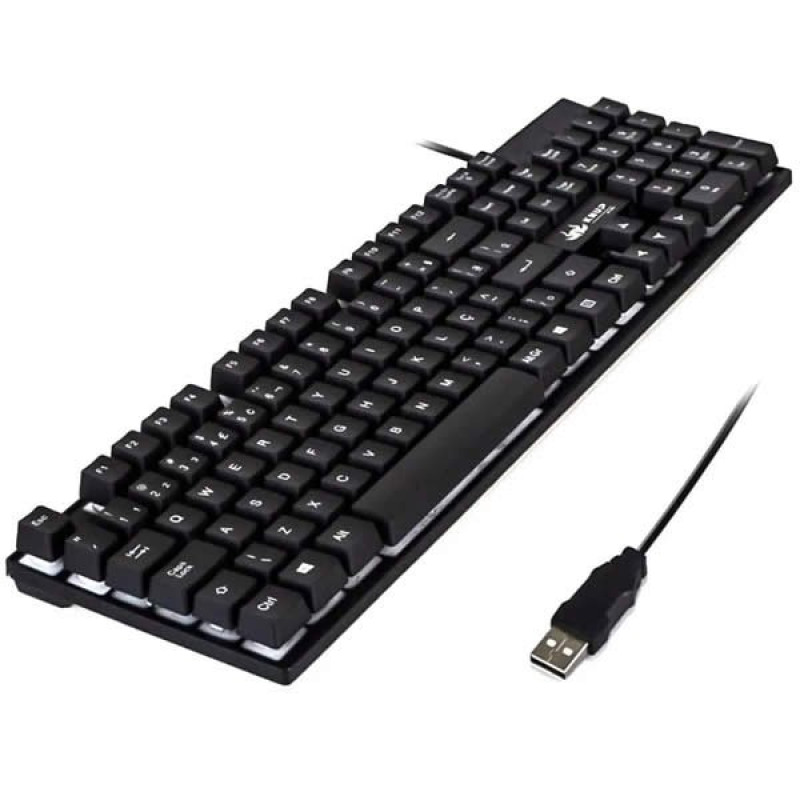 ykm☆。 Fornecedor para Lojistas Teclado Gamer Semi-Mecânico USB - KP-2060