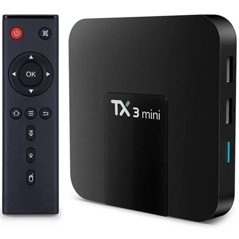 Rei da Loja TV Box Android 2GB +16GB ROM TX 3 Mini - Com Anatel, mini box tv  