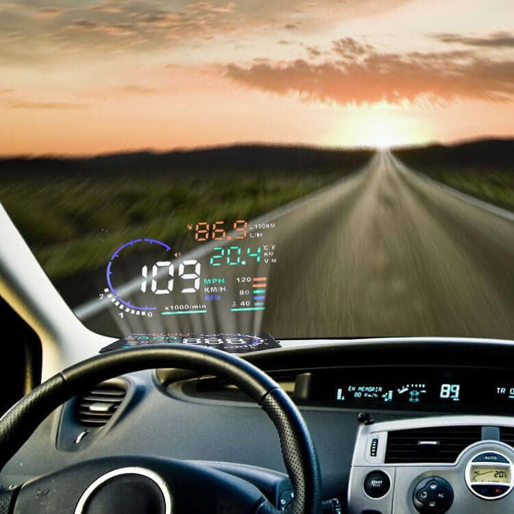 Rei da Loja Velocímetro Digital Head Up Display OBD II