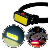 Lanterna LED de Cabeça com Luz Vermelha