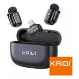Lapela Tipo C KAIDI - 2 Microfones