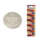 Bateria CR2016 - Cartela 5 unidades - Panasonic