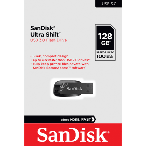 Pen Drive 128GB - Sandisk Ultra Shift 3.0