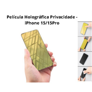 Película Holográfica Privacidade - iPhone 15/15Pro