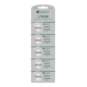 Bateria Lítio 3V - CR1620 - Cartela com 5 unidades