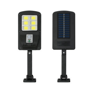 Luminária Solar Poste 6 Cob com sensor