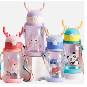 Garrafa De Água "Alce" Infantil - Cores Sortidas