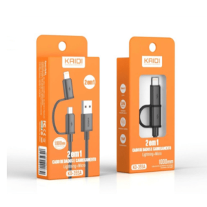 Cabo de dados e carregamento Iphone Kaidi KD-35SA